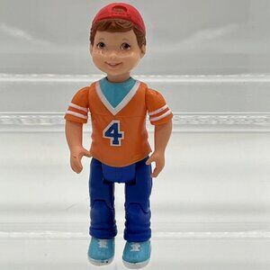 Fisher-Price Loving Family Dollhouse Boy Brother Doll Figure Baseball Cap 2002